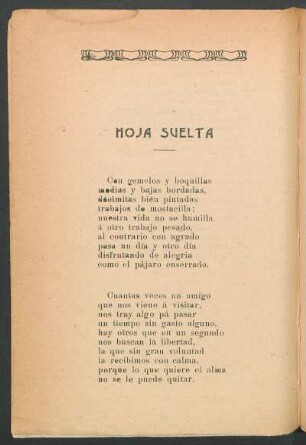 Hoja suelta