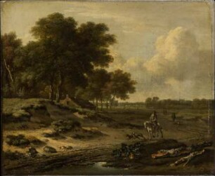 Landschaft mit Reiter