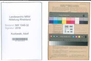 Entnazifizierung Adolf Kozlowski , geb. 05.07.1909 (Beamter)