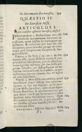 197-216, Quaestio IV. De Sacrificio Misse