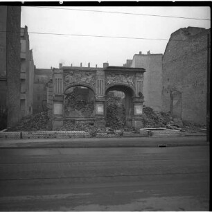 Negativ: Gelände, Rubensstraße 90, 1953
