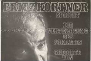 Kortner spricht Kraus, Plattenhülle