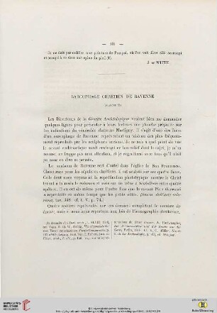 Sarcophage chrétien de Ravenne