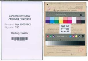 Entnazifizierung Gustav Gerling , geb. 02.08.1881 (Uhrmacher)