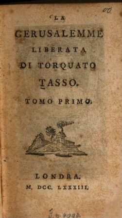La Gerusalemme Liberata, 1