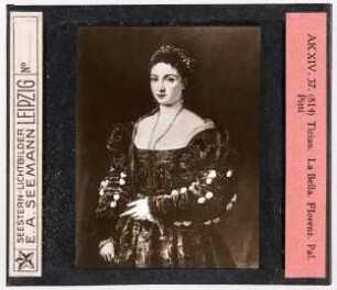 Tizian: La Bella. Florenz, Palazzo Pitti (Reihe AK XIV, Nr. 37, Seestern-Nr. 814)