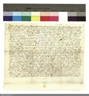 Revers Adam Wiegands bezüglich der Belehnung mit einem Haus in Fulda und weiteren im Einzelnen aufgeführten Lehen durch Johann Friedrich [von Schwalbach], Abt von Fulda