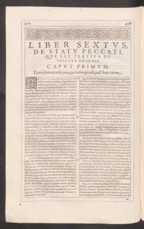 Liber Sextus, De Statu Peccati, Qui Est Tertius De Peccato Originis.