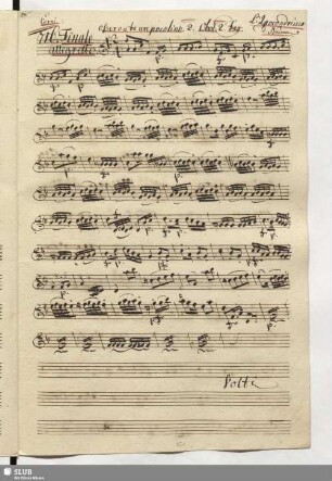 716. Finale: Osservate un pocolino / Naumann, J.G.