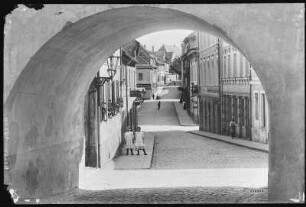 Kamenz. Blick durchs Klostertor