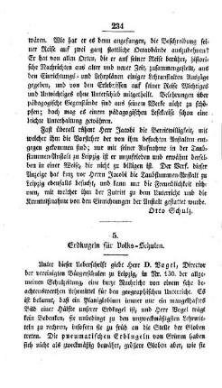 Erdkugeln für Volks-Schulen