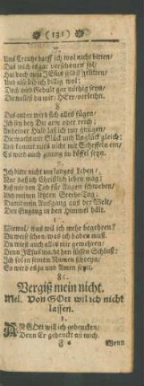 85. Vergiß mein nicht