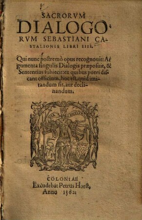 Sacrorum dialogorum Libri Quatuor