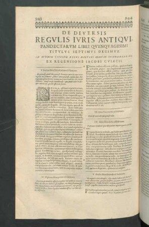 De diversis regulis iuris antiqui.