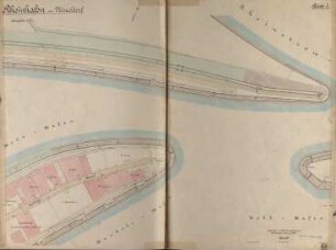 Rheinhafen zu Düsseldorf. Blatt 3; Handels-, Holz- und Zollhafen