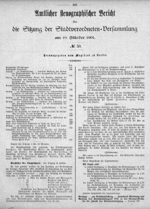 No. 30, 10. Oktober 1901