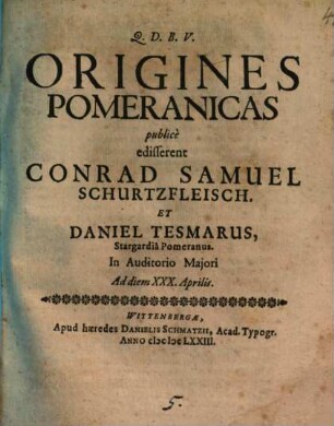 Origines Pomeranicas