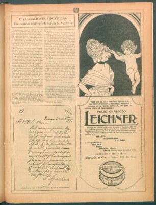 Divulgaciones históricas : Documentos inéditos de la batalla de Ayacucho