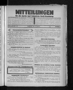 Jahrgang 1930, Hamburg, den 12. Oktober, Nummer 41