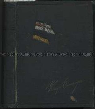Einsteck-Fotoalbum aus dem 1. Weltkrieg mit zahlreichen beschrifteten Fotos (unvollständig)
