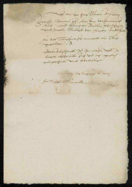 Ersatzforderungen des Deutschmeisters gegen Untertanen zu Hausen und der Komturen des Deutschen Ordens gegen die Gemeinde Großgartach