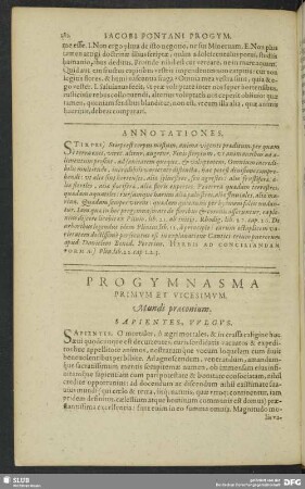Progymnasma Primum Et Vicesimum. Mundi praeconium
