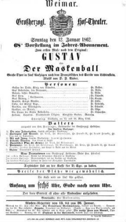 Gustav oder Der Maskenball