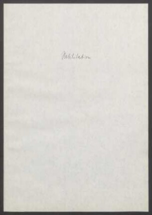 Habilitation