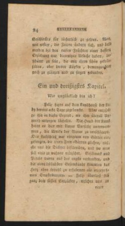 Ein und dreißigstes Kapitel - Vierzigstes Kapitel