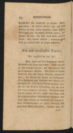 Ein und dreißigstes Kapitel - Vierzigstes Kapitel