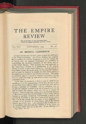 Vol. 8. November 1904. No. 45.