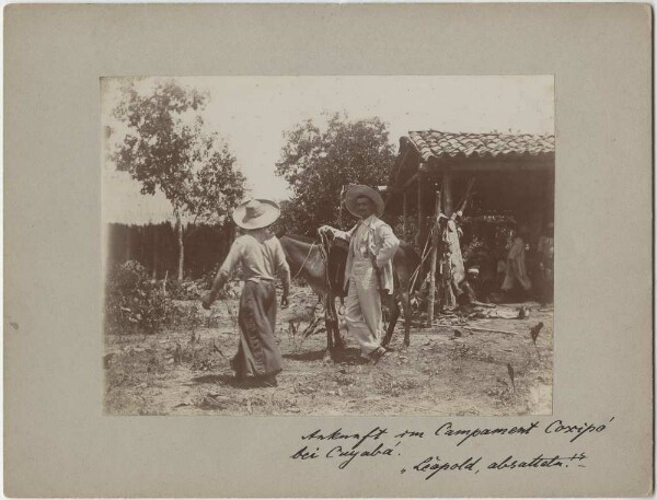 Theodor Koch-Grünberg à son arrivée au campament Coxipó