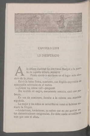 Capítulo LXVI - Lo inesperado
