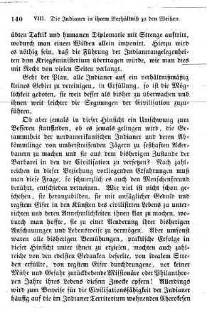 Unmöglichkeit der Civilisirung.
