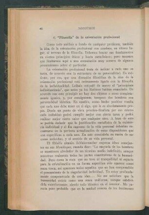 6. "Filosofía" de la orientación profesional