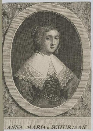 Bildnis der Anna Maria a Schurman