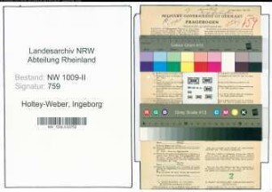Entnazifizierung Ingeborg Holtey-Weber , geb. 10.06.1920 (Lehrerin)