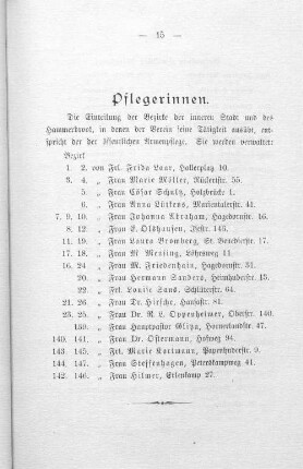 Pflegerinnen.