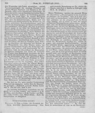 Michaelis, A.: Die Protokolle der hohen deutschen Bundes-Versammlung. Eine publizistische Betrachtung. Erlangen: Palm & Enke 1829