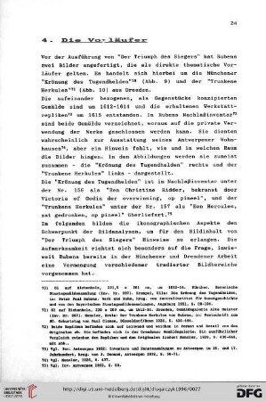 4. Die Vorläufer