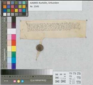 Graf Friedrich von Moers quittiert über 500 Gulden (in Abschlag der 3300) aus dem Zoll zu Rheinberg.