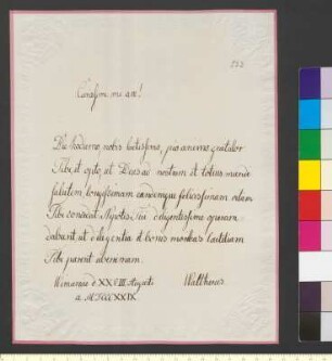 Brief von Goethe, Walther Wolfgang von an Goethe, Johann Wolfgang von