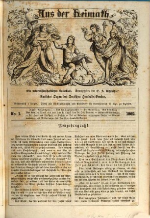 Aus der Heimath : ein naturwissenschaftliches Volksblatt, 1862