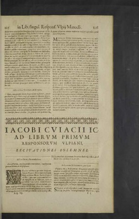 Ad librum primum responsorum ulpiani,