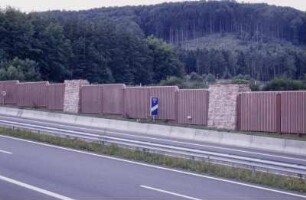 Lärmschutzwand, bei Landstuhl