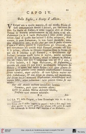 Capo IV