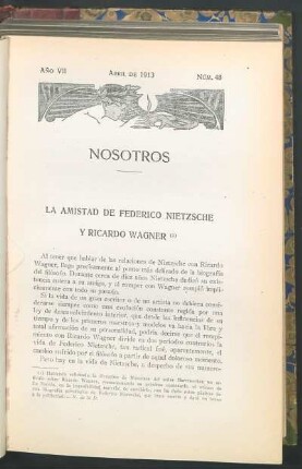La amistad de Federico Nietzsche y Ricardo Wagner