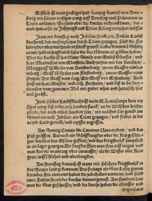 Erstlich ist mein gnediger her Hertzog Henrich von Brunßwig ...