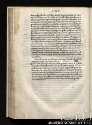 De horologiorum rationibus & vmbris gnomonum aequinoctiali tempore, romae, & nonnullis aliis locis. Caput. VIII.