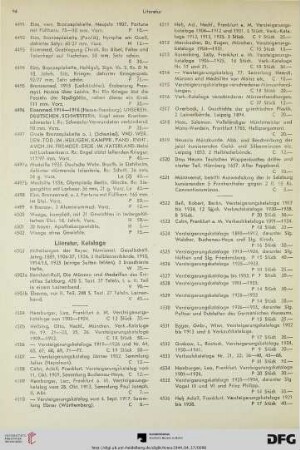 Literatur, Kataloge (Nr. 4503-4569)
